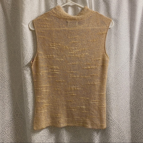 Mohair Sleeveless Turtleneck Sweater - Picture 4 of 6